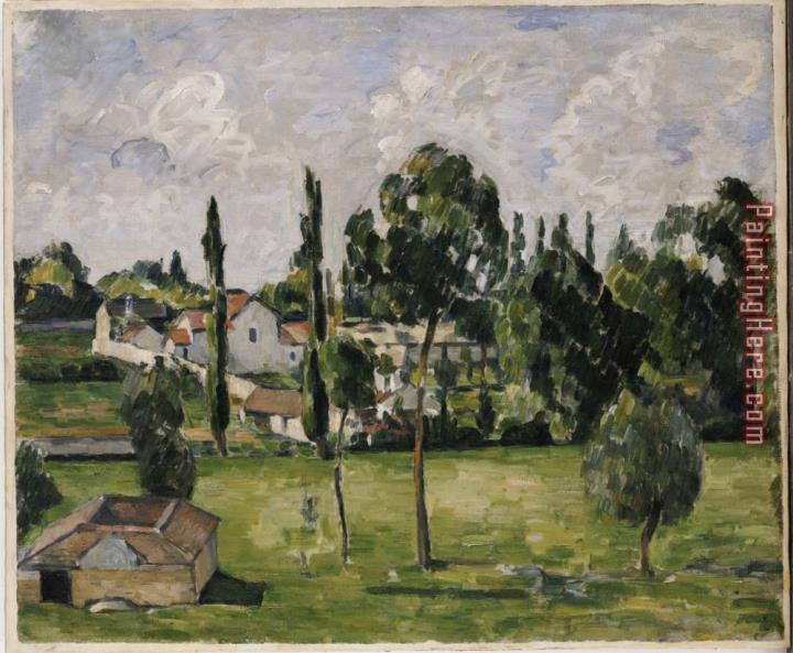 Paul Cezanne Landscape with Waterline C 1879